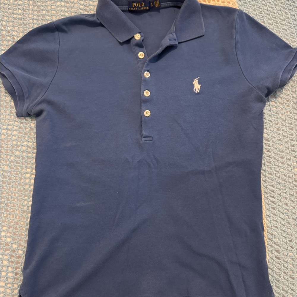Polo by Ralph Lauren Blue Button Down Shirt with Classic Collar